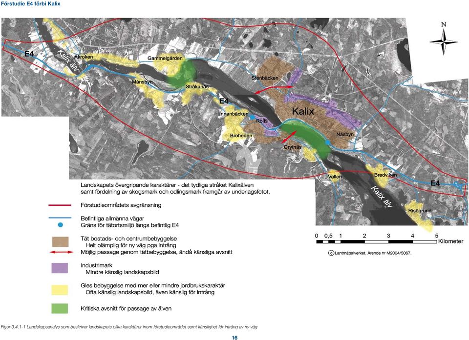 landskapets olika karaktärer inom