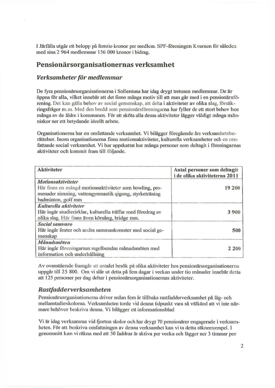 De är öppna för alla, vilket innebär att det finns många motiv till att man går med i en pensionärsförening.