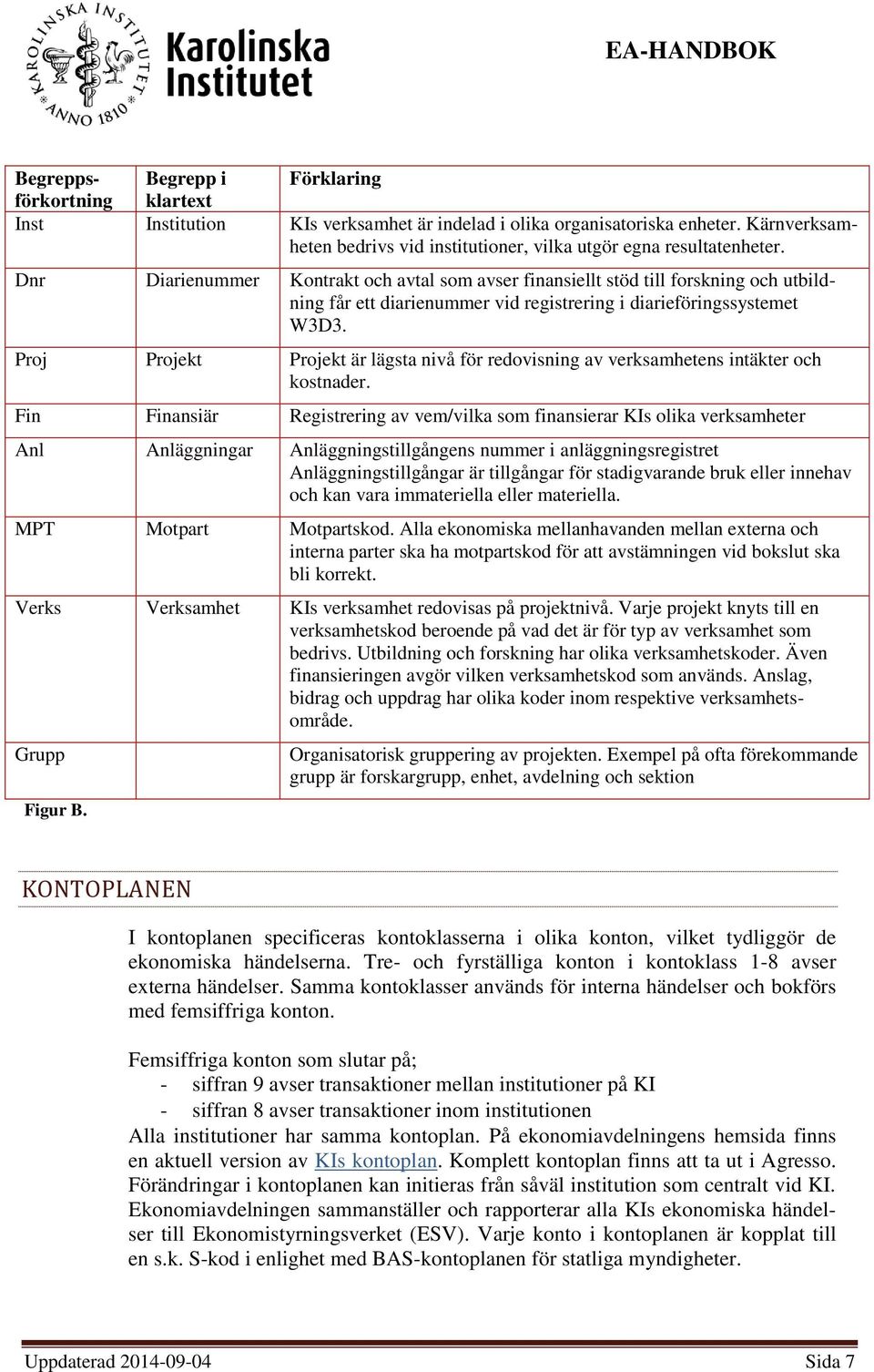 Dnr Diarienummer Kontrakt och avtal som avser finansiellt stöd till forskning och utbildning får ett diarienummer vid registrering i diarieföringssystemet W3D3.