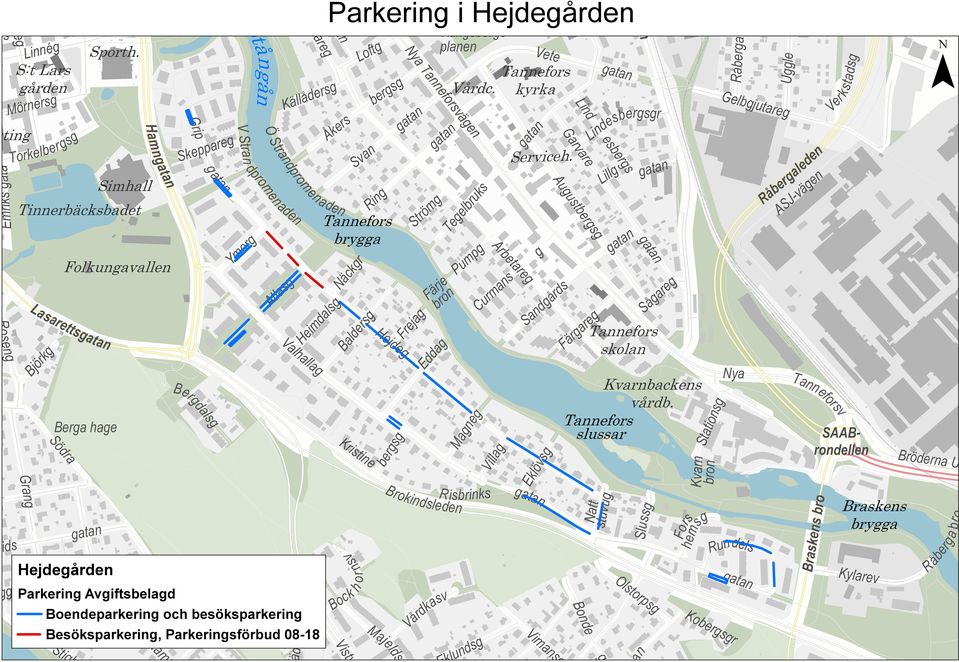 Avgiftsbelagd Boendeparkering och