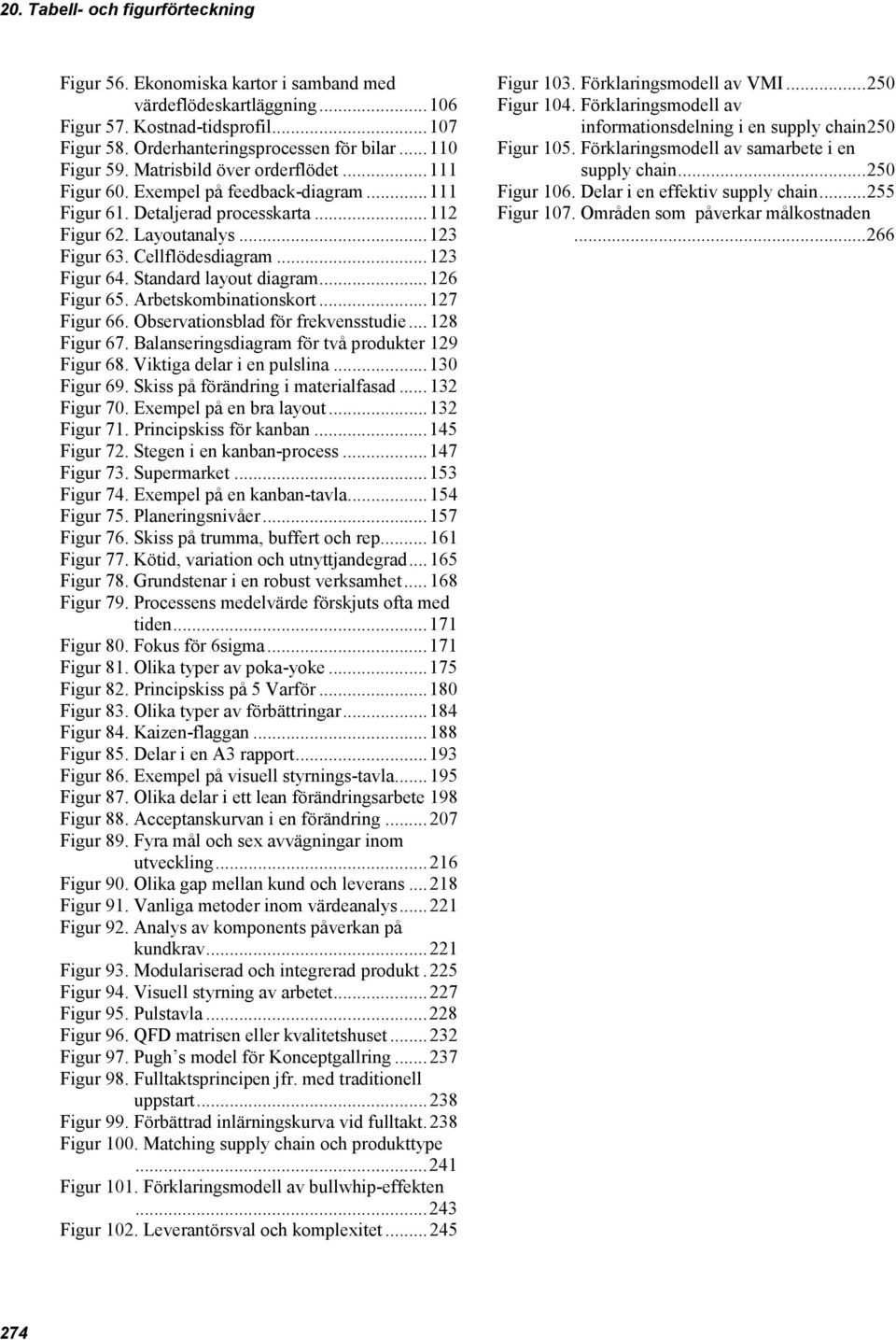 .. 123 Figur 64. Standard layout diagram... 126 Figur 65. Arbetskombinationskort... 127 Figur 66. Observationsblad för frekvensstudie... 128 Figur 67.