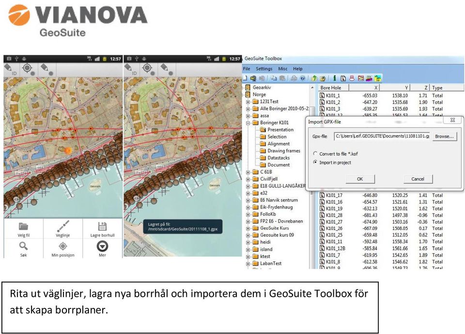 importera dem i GeoSuite