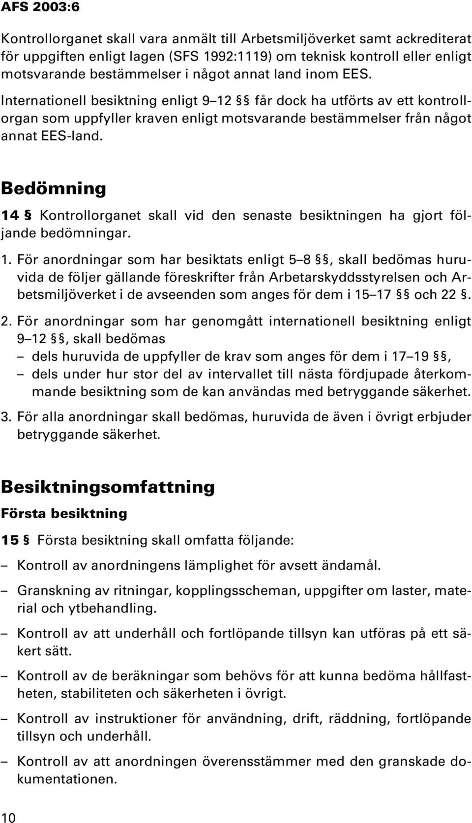 Bedömning 14