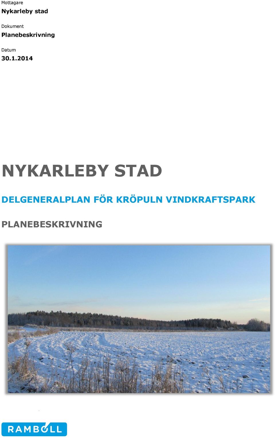 2014 NYKARLEBY STAD DELGENERALPLAN