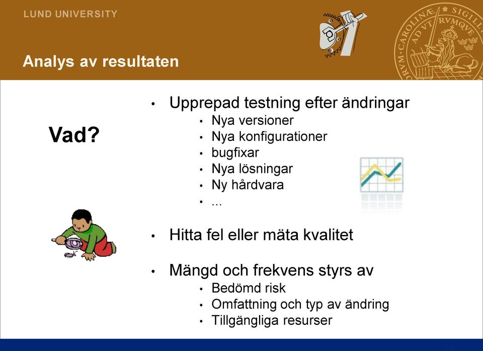 konfigurationer bugfixar Nya lösningar Ny hårdvara.