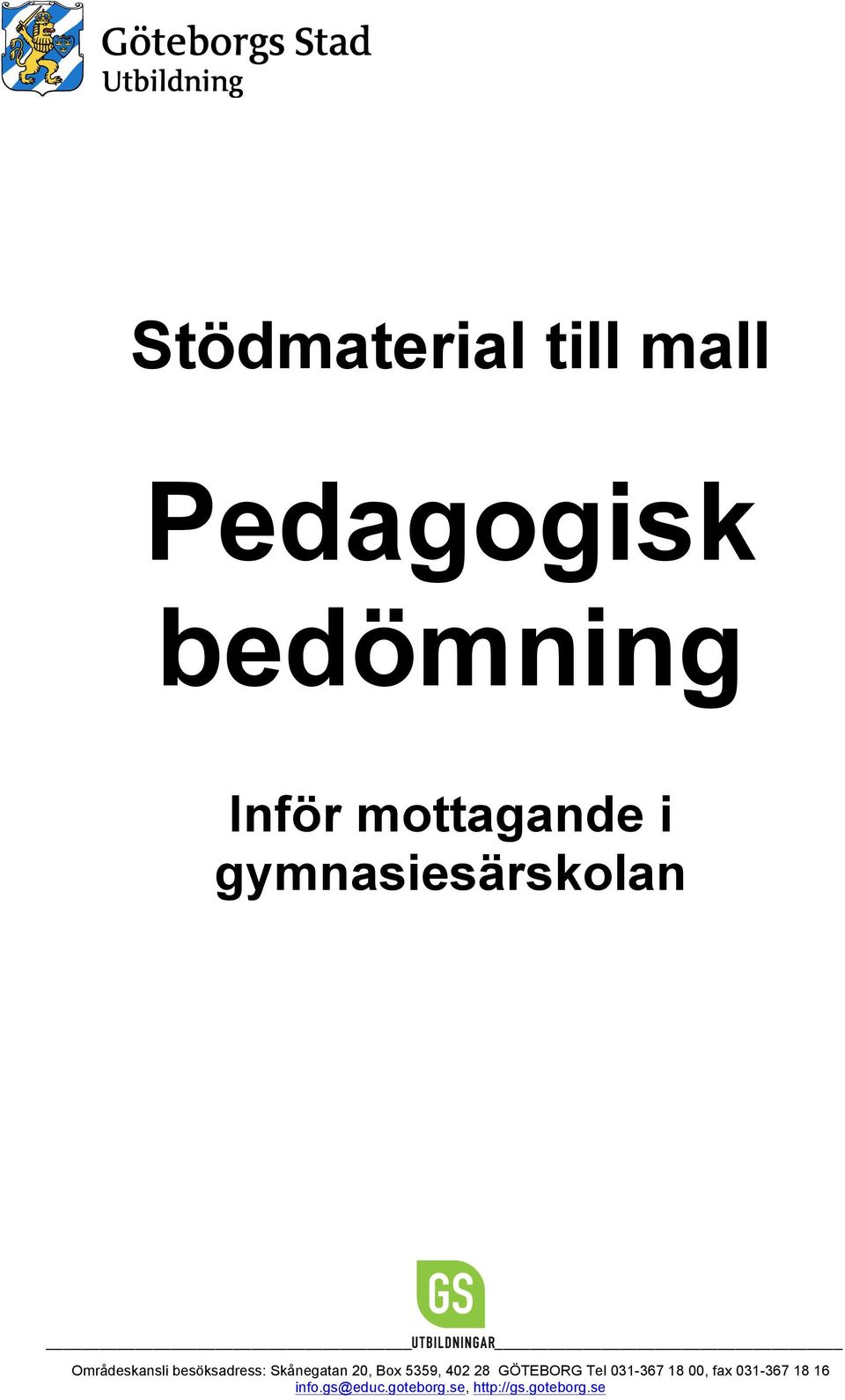 bedömning Inför