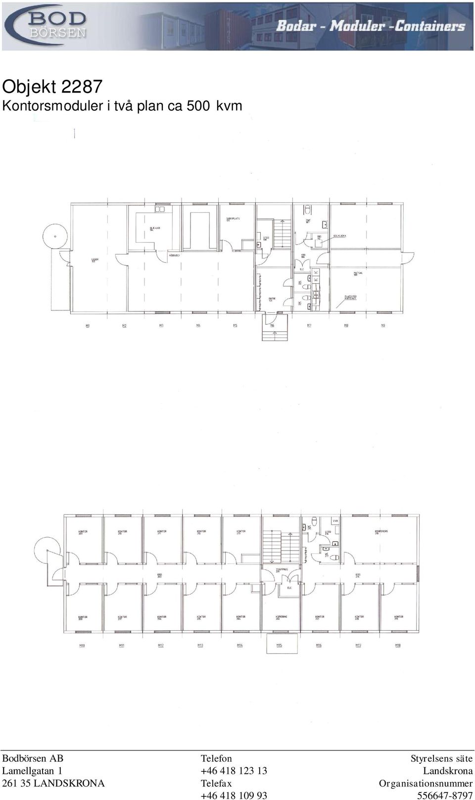 plan ca 500 kvm