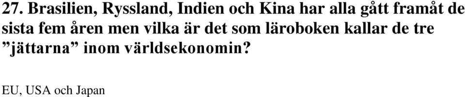 vilka är det som läroboken kallar de tre
