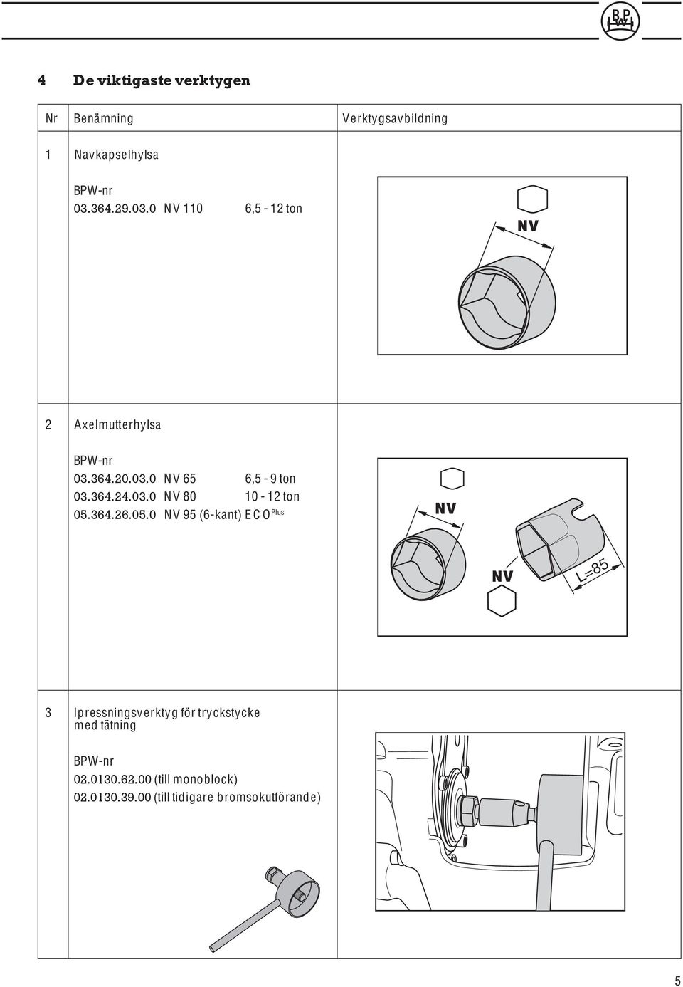 03.0 NV 80 10-12 ton 05.