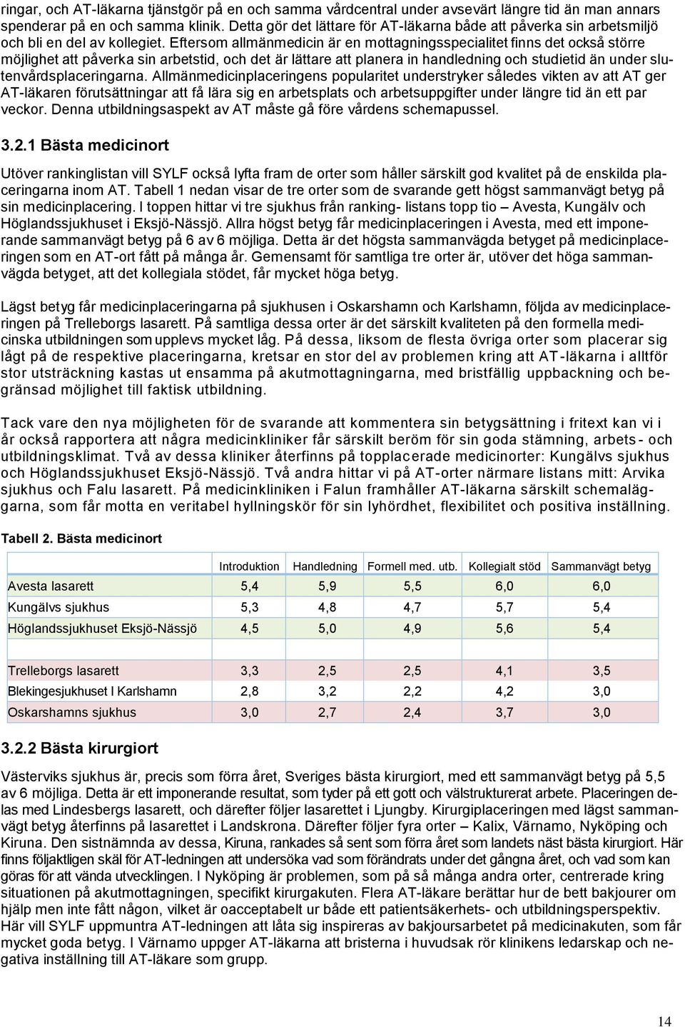 Eftersom allmänmedicin är en mottagningsspecialitet finns det också större möjlighet att påverka sin arbetstid, och det är lättare att planera in handledning och studietid än under