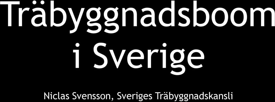 Svensson, Sveriges