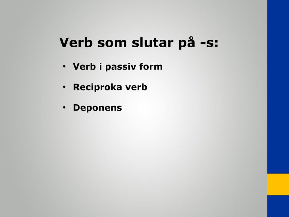 passiv form