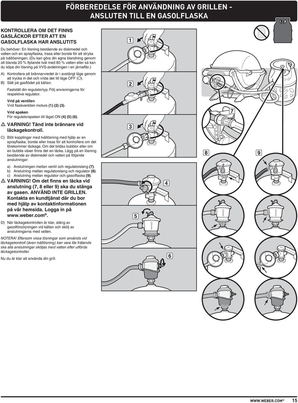 (Du kan göra din egna blandning genom att blanda 0 % flytande tvål med 80 % vatten eller så kan du köpa din lösning på VVS-avdelningen i en järnaffär.