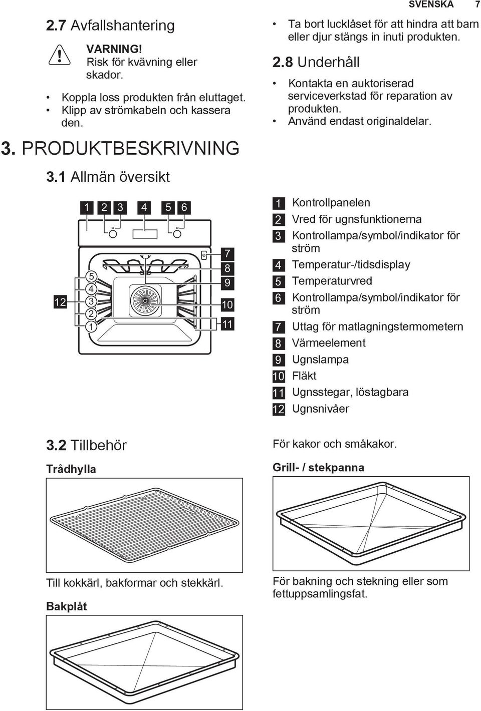 Använd endast originaldelar.