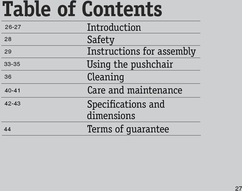 pushchair 6 Cleaning 0- Care and maintenance