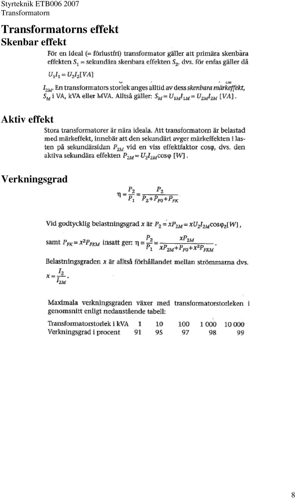 effekt Aktiv