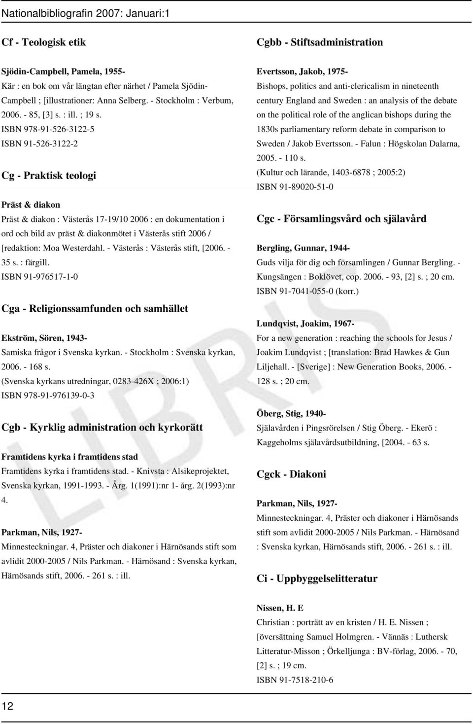 ISBN 978-91-526-3122-5 ISBN 91-526-3122-2 Cg - Praktisk teologi Präst & diakon Präst & diakon : Västerås 17-19/10 2006 : en dokumentation i ord och bild av präst & diakonmötet i Västerås stift 2006 /