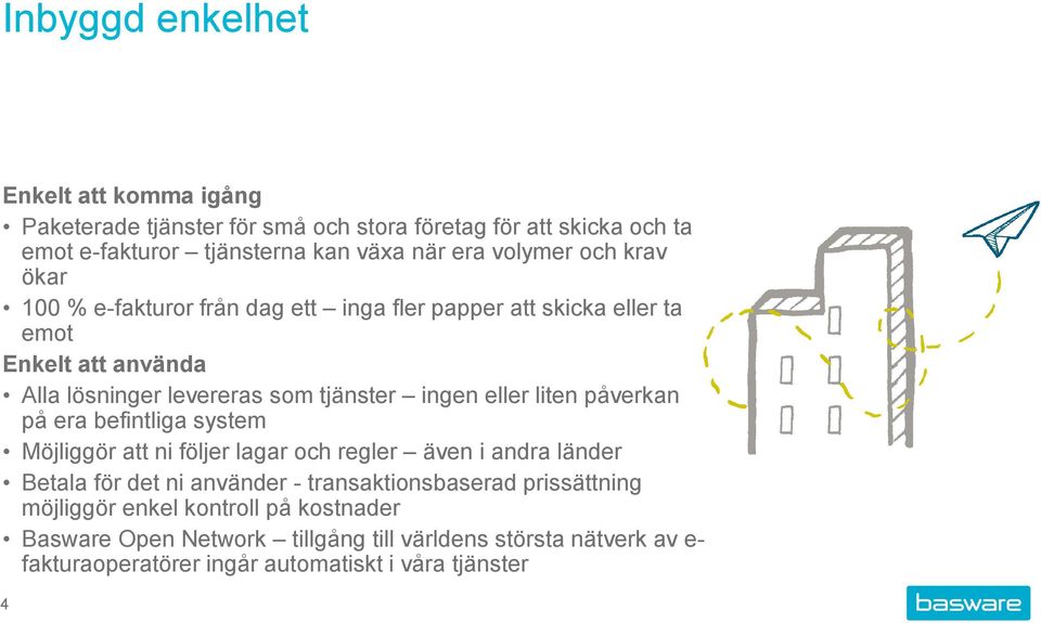 eller liten påverkan på era befintliga system Möjliggör att ni följer lagar och regler även i andra länder Betala för det ni använder - transaktionsbaserad