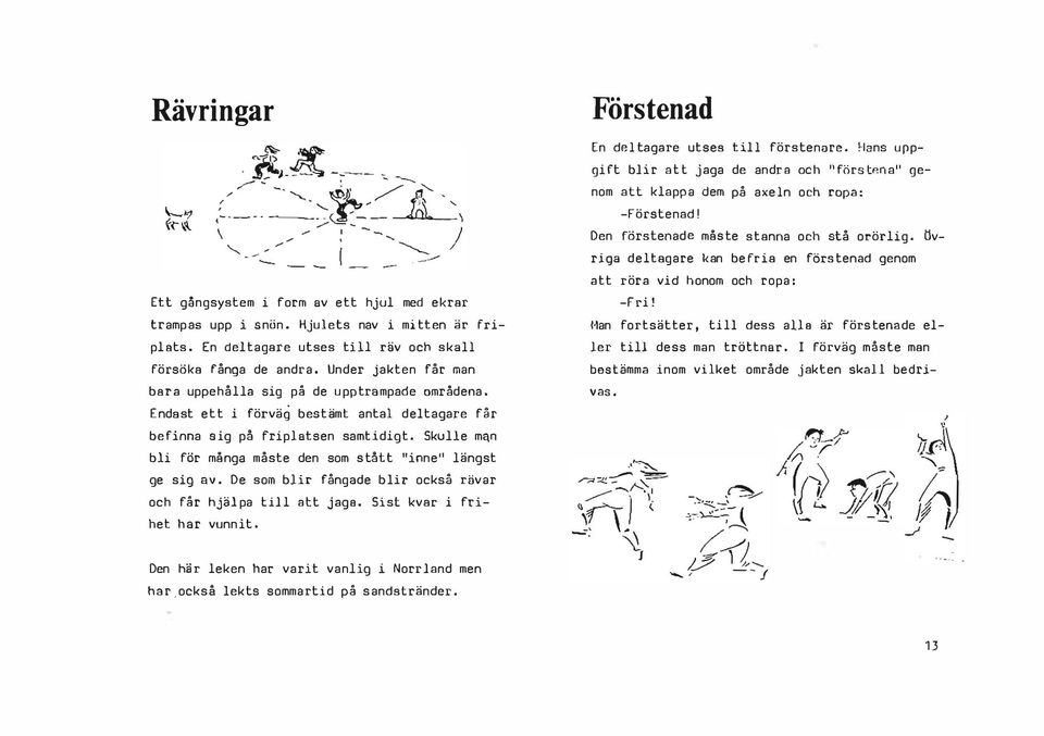 Den spelare som kommer närmast gropen, eller i, får försöka, att med pekfingrets yttersida "putta" eller slå i omkringliggande kulor. De kulor, han med ett slag lyckas f A i, har han vunnit.