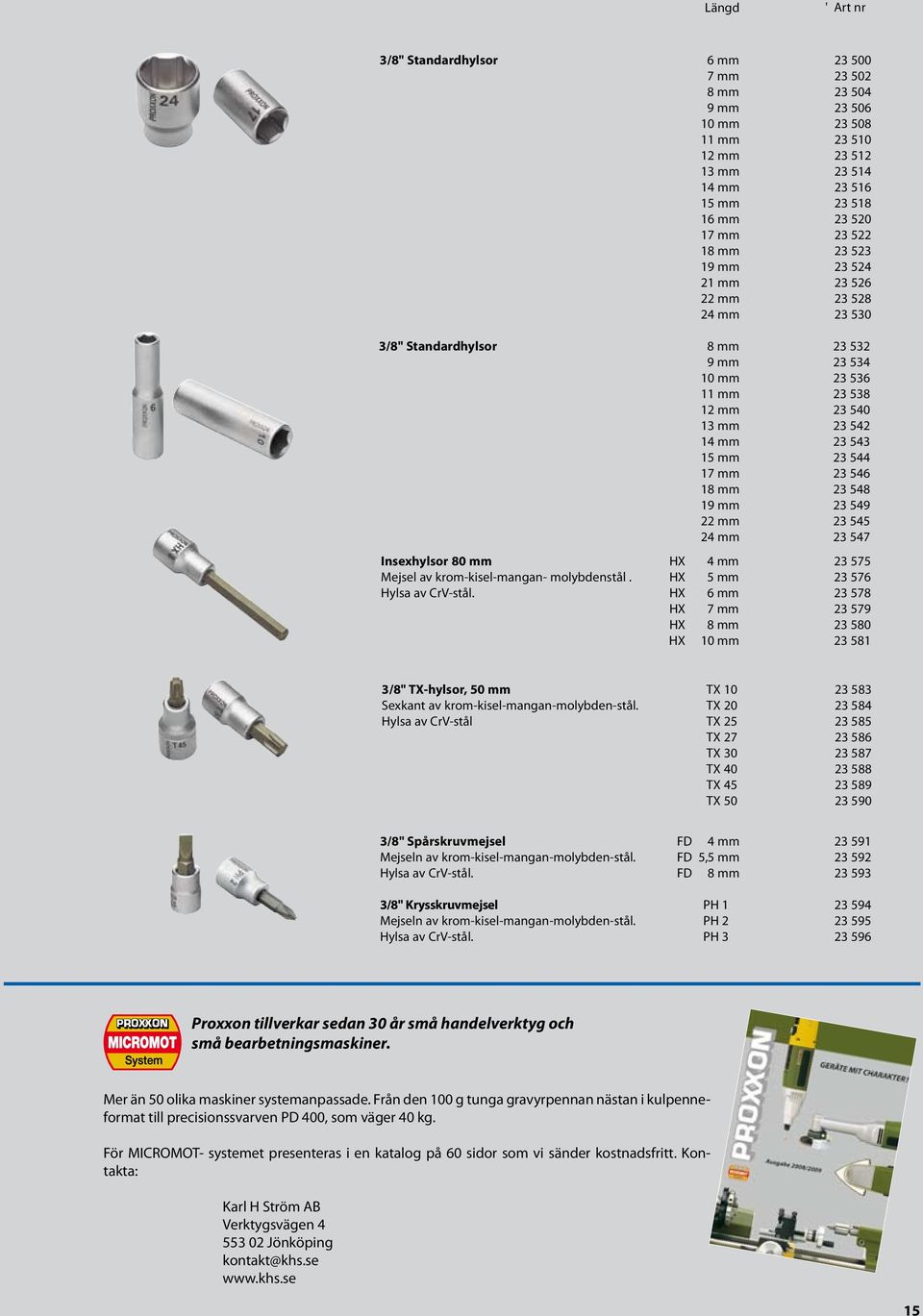 HX HX HX HX HX HX 4 mm 5 mm 6 mm 7 mm 8 mm 10 mm 23 500 23 502 23 504 23 506 23 508 23 510 23 512 23 514 23 516 23 518 23 520 23 522 23 523 23 524 23 526 23 528 23 530 23 532 23 534 23 536 23 538 23