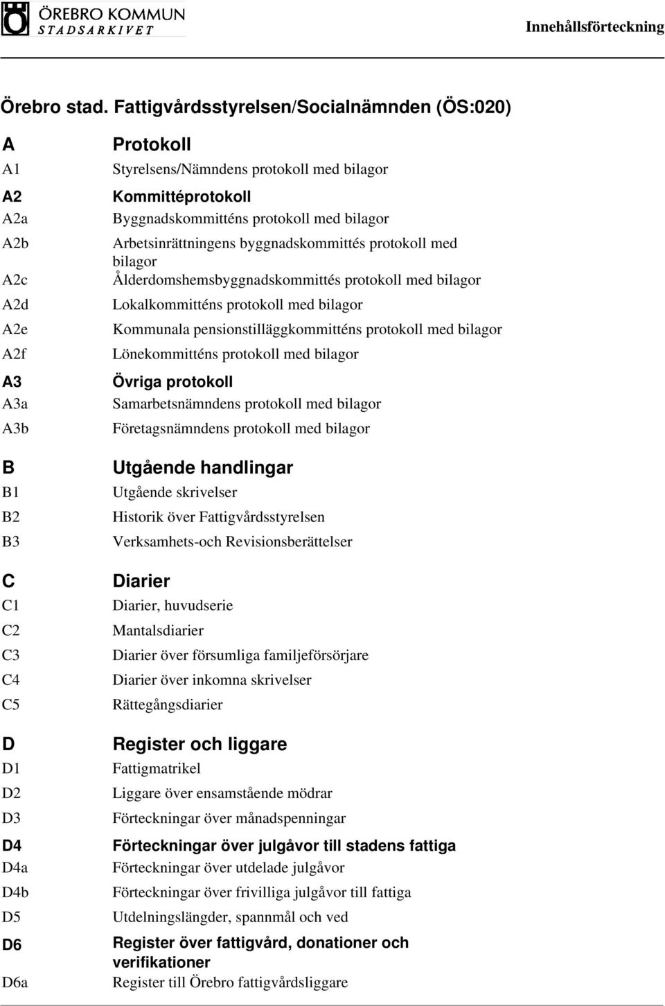 Kommunala pensionstilläggkommitténs protokoll med bilagor Lönekommitténs protokoll med bilagor Övriga protokoll Samarbetsnämndens protokoll med bilagor Företagsnämndens protokoll med bilagor Utgående