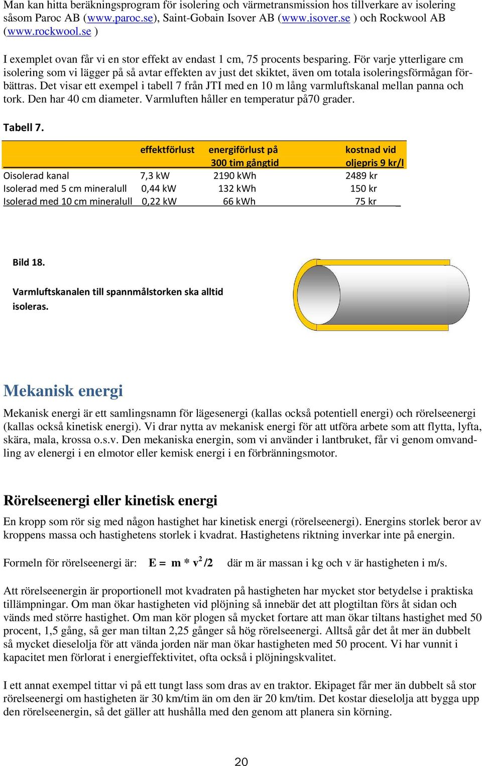 För varje ytterligare cm isolering som vi lägger på så avtar effekten av just det skiktet, även om totala isoleringsförmågan förbättras.