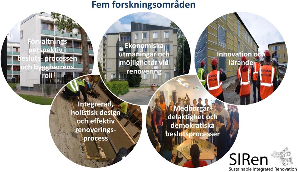 renovering Innovation och lärande Integrerad, holistisk design och