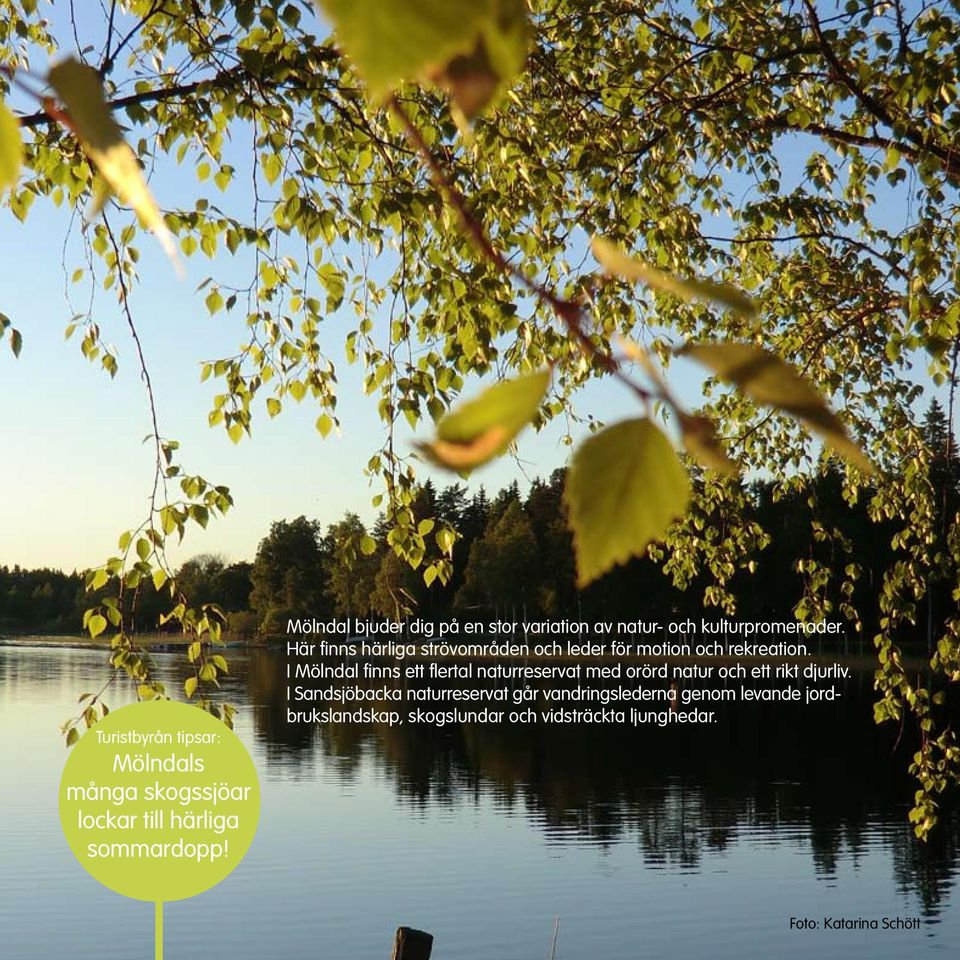 Här finns härliga strövområden och leder för motion och rekreation.