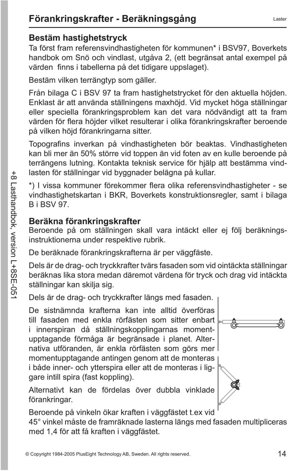 Enklast är att använda ställningens maxhöjd.