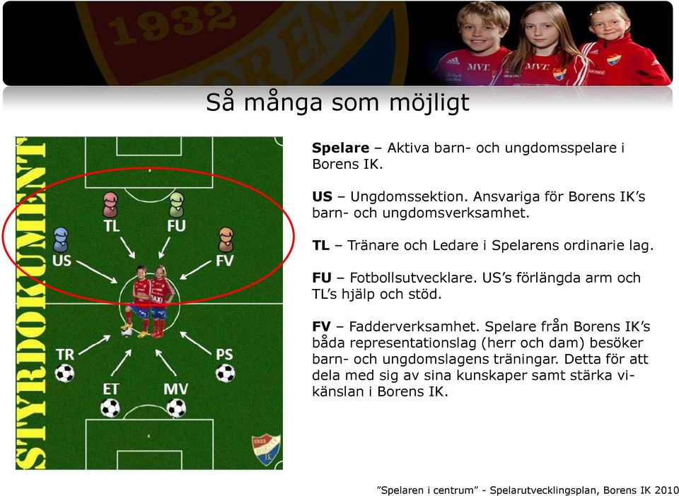 US s förlängda arm och TL s hjälp och stöd. FV Fadderverksamhet.