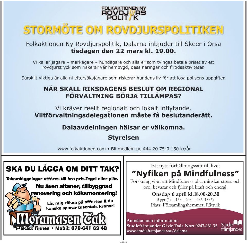 Onsdag 6 april kl.18.00-20.30 5 ggr.