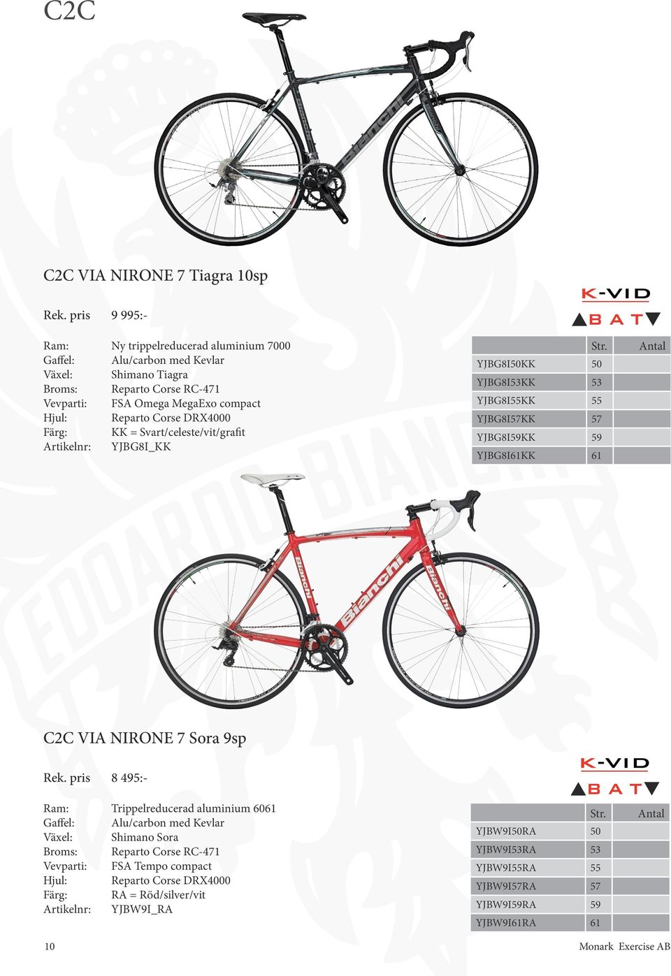 Corse DRX4000 KK = Svart/celeste/vit/grafit Artikelnr: YJBG8I_KK YJBG8I50KK 50 YJBG8I53KK 53 YJBG8I55KK 55 YJBG8I57KK 57 YJBG8I59KK 59 YJBG8I61KK 61 C2C VIA NIRONE 7 Sora 9sp Rek.