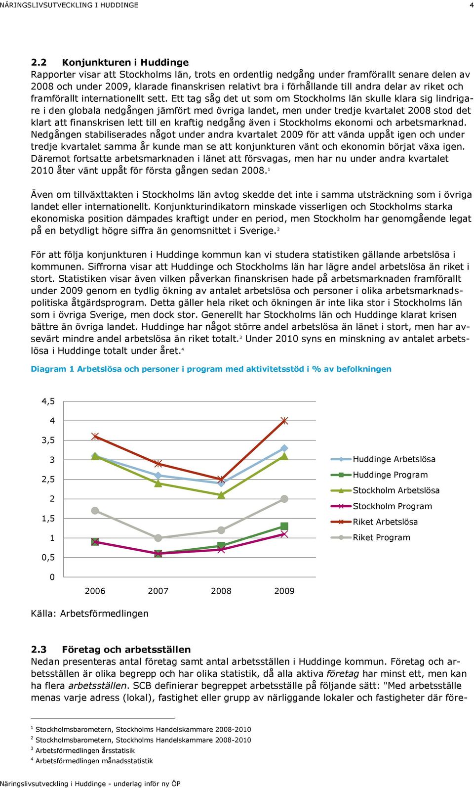 Ett tag såg det ut som om Stockholms län skulle klara sig lindrigare i den globala nedgången jämfört med övriga landet, men under tredje kvartalet 2008 stod det klart att finanskrisen lett till en