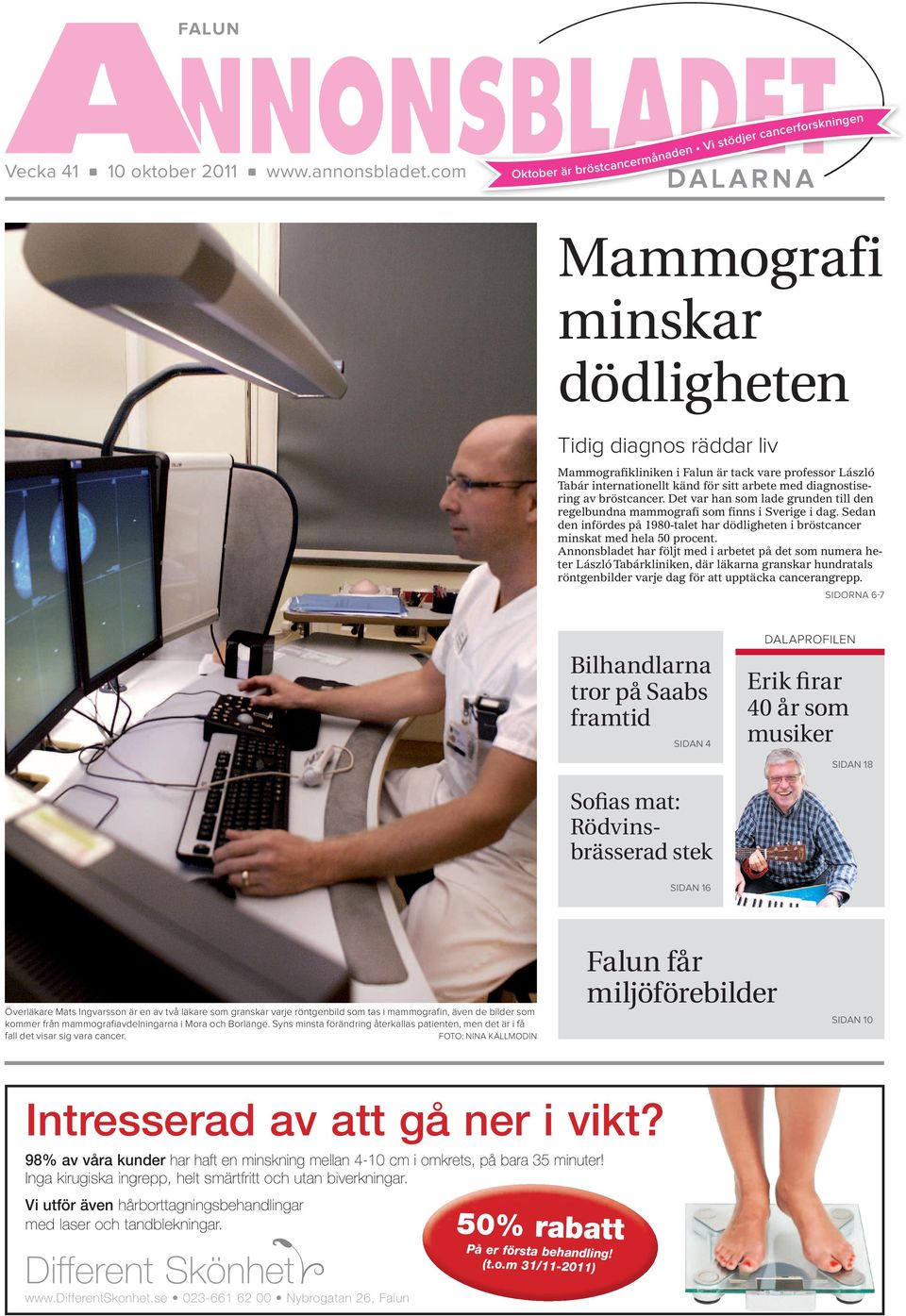 känd för sitt arbete med diagnostisering av bröstcancer. Det var han som lade grunden till den regelbundna mammografi som finns i Sverige i dag.