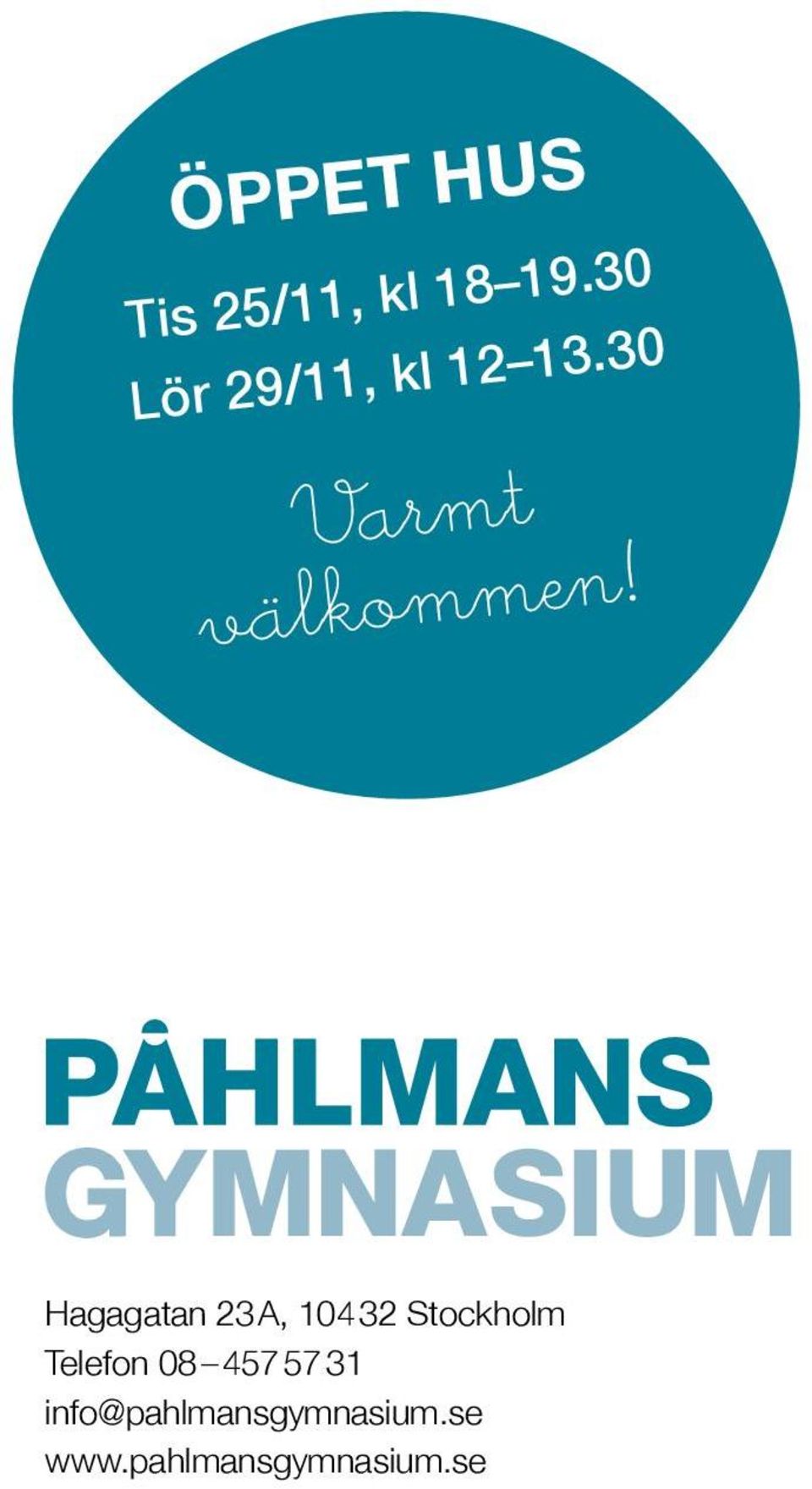 30 Varmt välkommen!