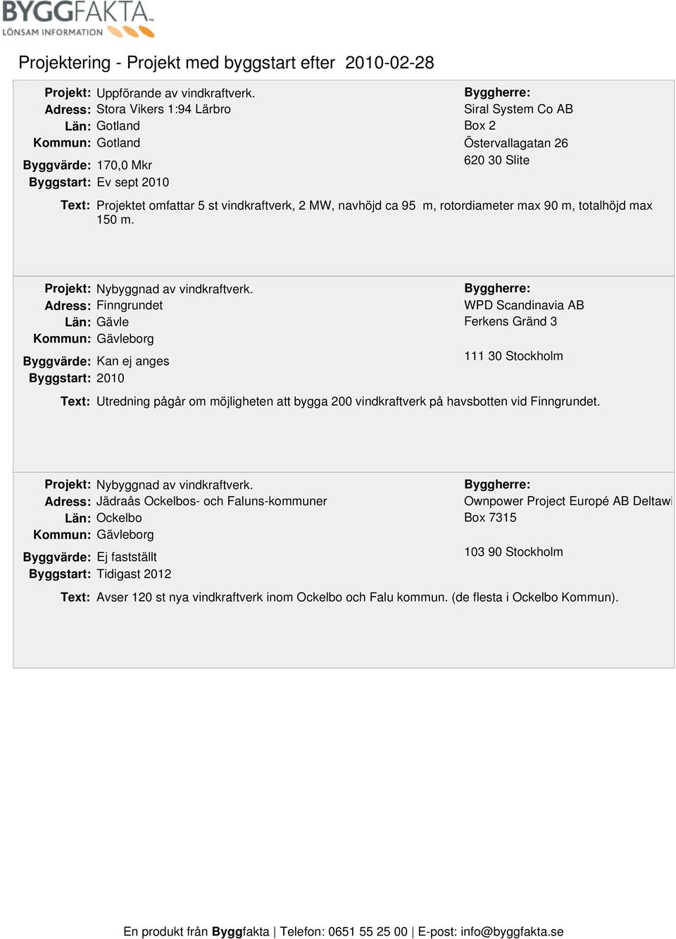 navhöjd ca 95 m, rotordiameter max 90 m, totalhöjd max 150 m.