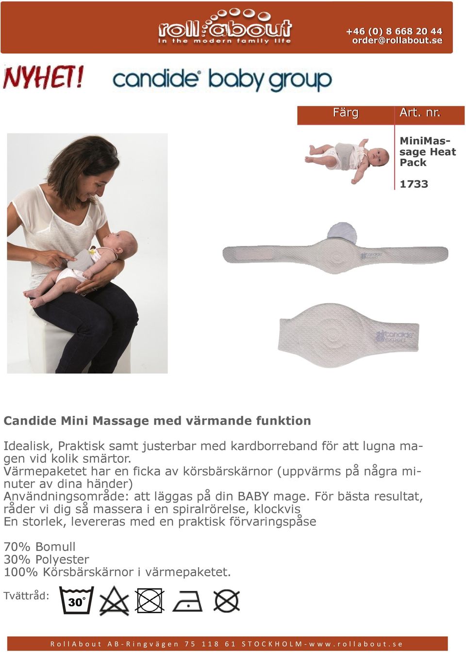 kolik smärtor.