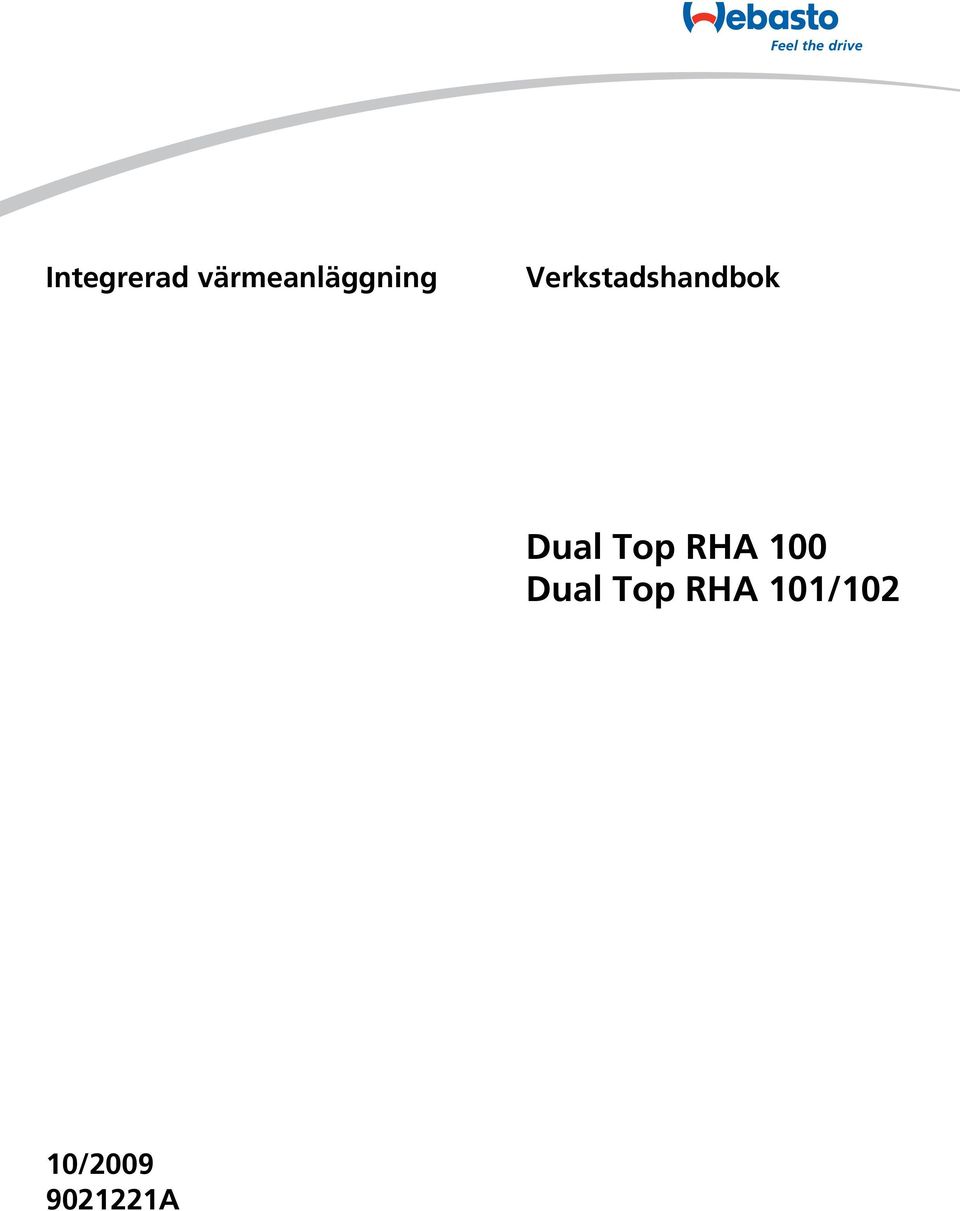 Verkstadshandbok Dual Top RHA