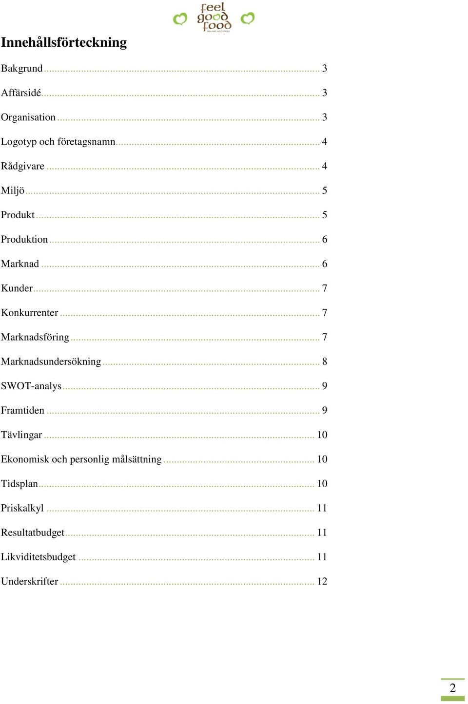 .. 7 Marknadsundersökning... 8 SWOT-analys... 9 Framtiden... 9 Tävlingar.