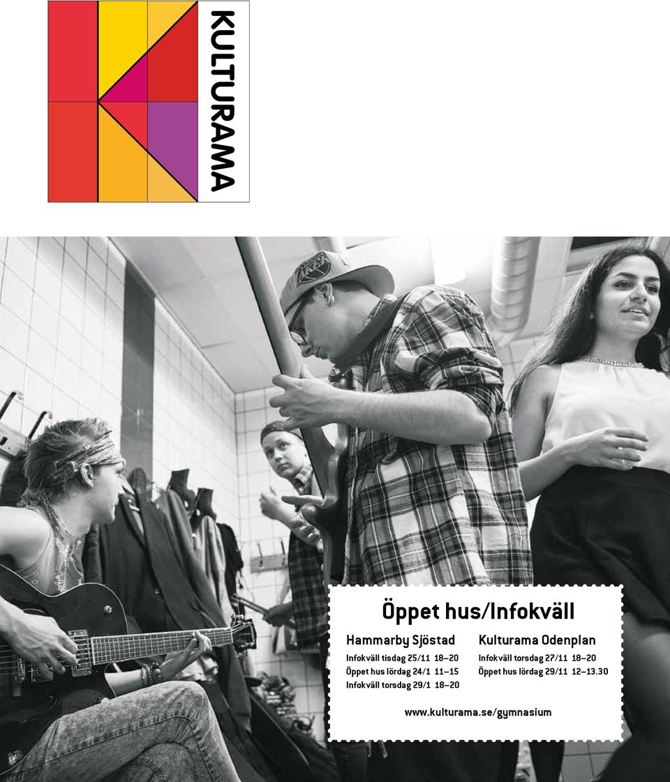 29/1 18 20 Kulturama Odenplan Infokväll torsdag 27/11 18