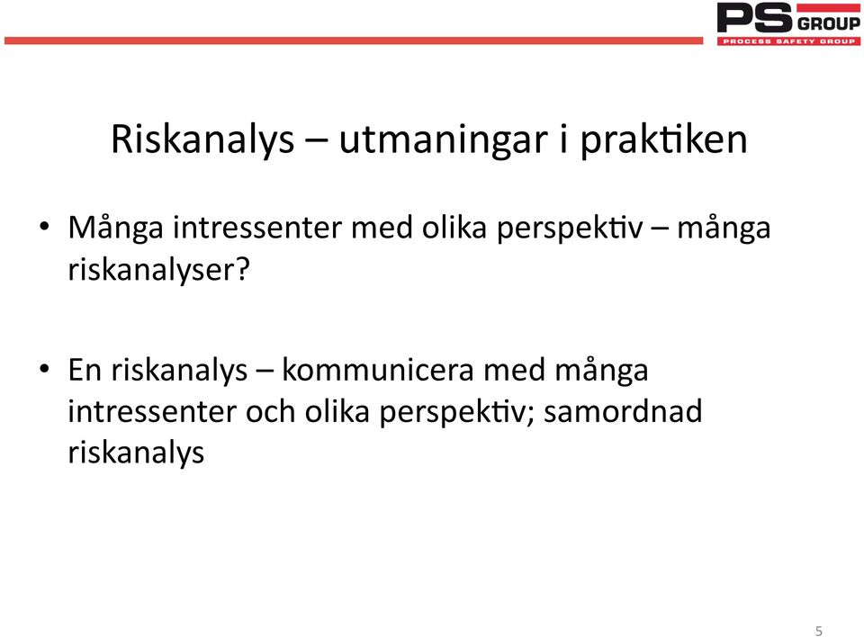 riskanalyser?