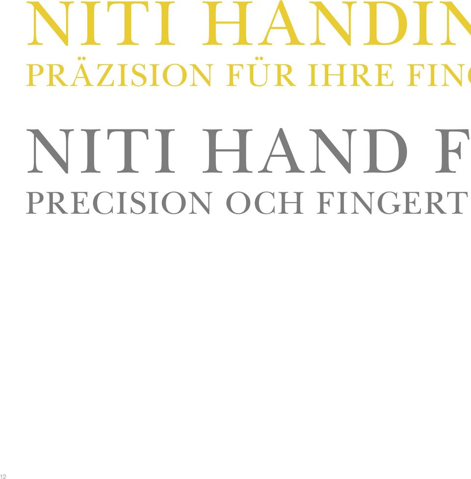 FINGERTO NITI