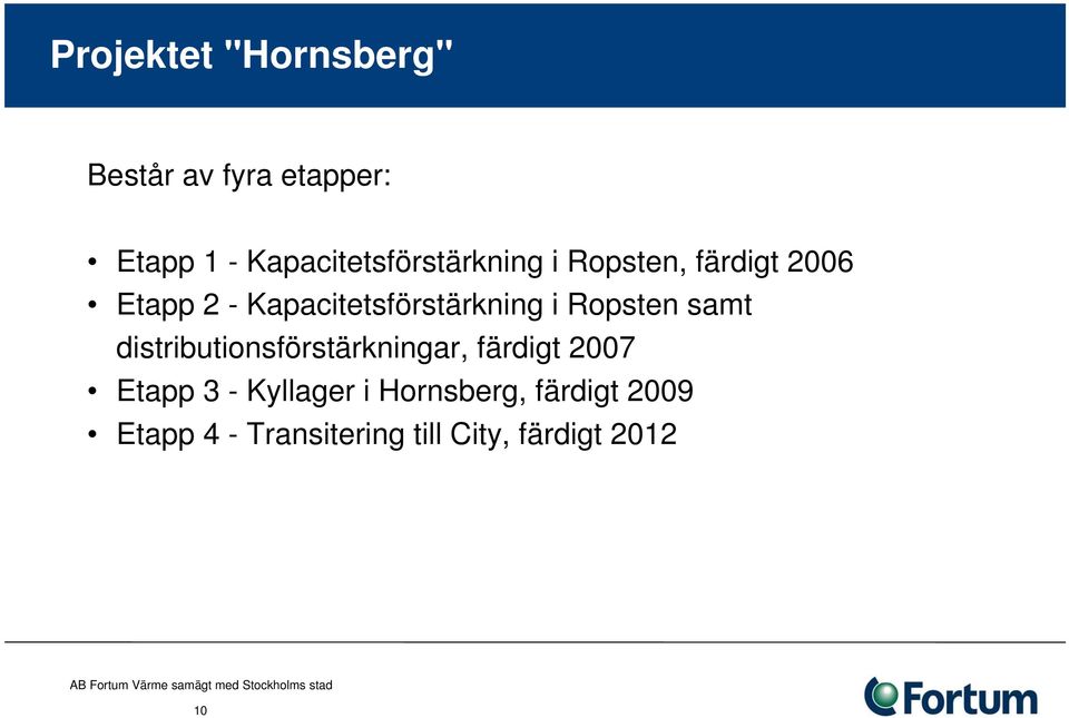 Kapacitetsförstärkning i Ropsten samt distributionsförstärkningar,