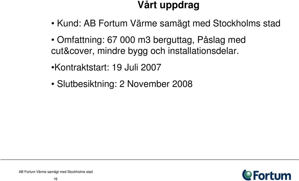 bygg och installationsdelar.