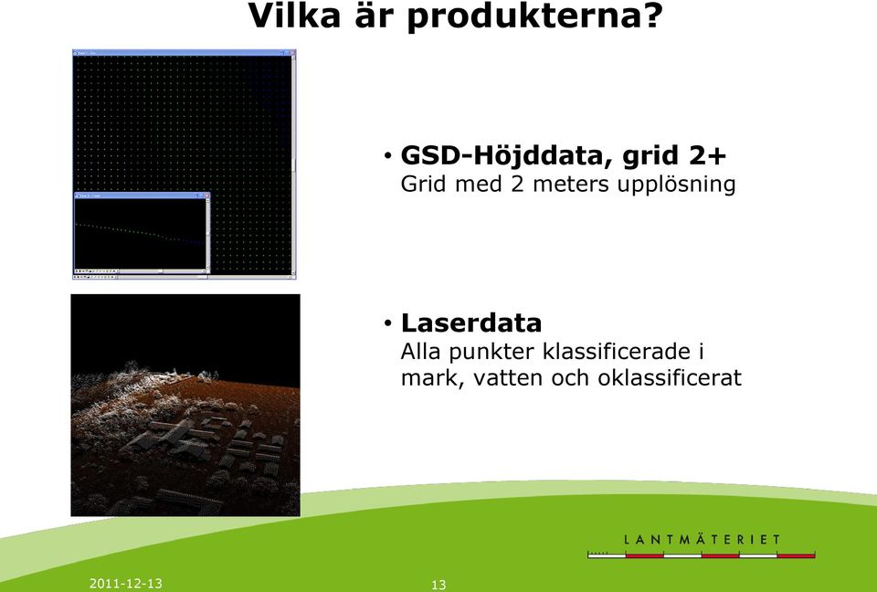 upplösning Laserdata Alla punkter