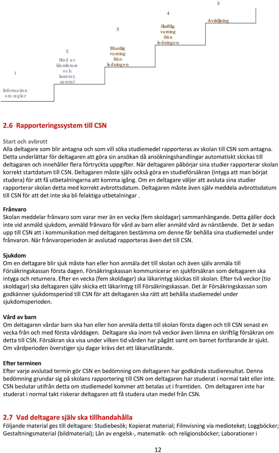 Detta underlättar för deltagaren att göra sin ansökan då ansökningshandlingar automatiskt skickas till deltagaren och innehåller flera förtryckta uppgifter.