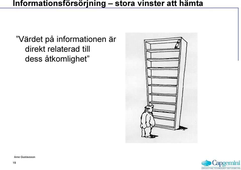 Värdet på informationen är