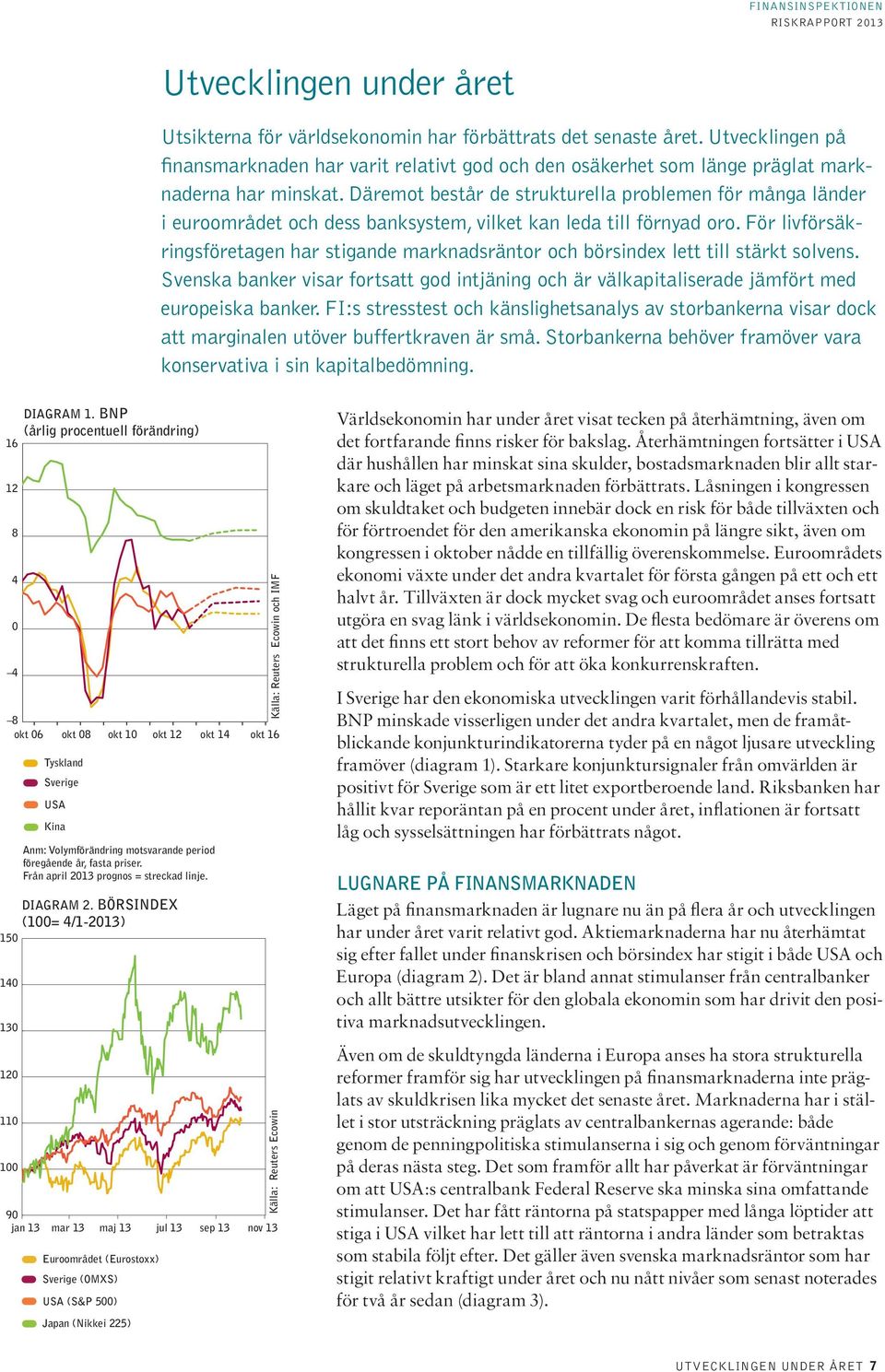 Däremot består de strukturella problemen för många länder i euroområdet och dess banksystem, vilket kan leda till förnyad oro.