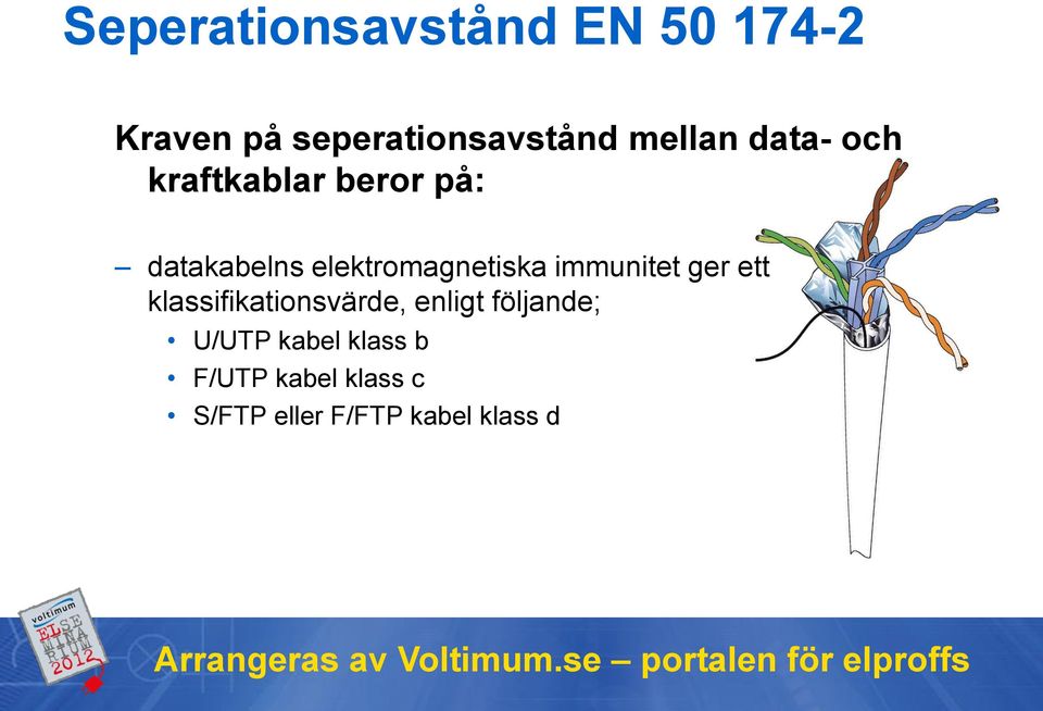 elektromagnetiska immunitet ger ett klassifikationsvärde, enligt