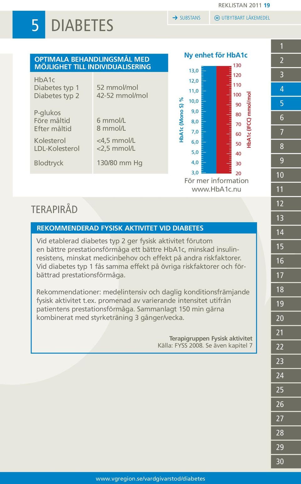 nu Vid etablerad diabetes typ ger fysisk aktivitet förutom en bättre prestationsförmåga ett bättre HbAc, minskad insulinresistens, minskat medicinbehov och effekt på andra riskfaktorer.